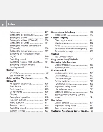 mercedes benz cl class 2012 owners manual